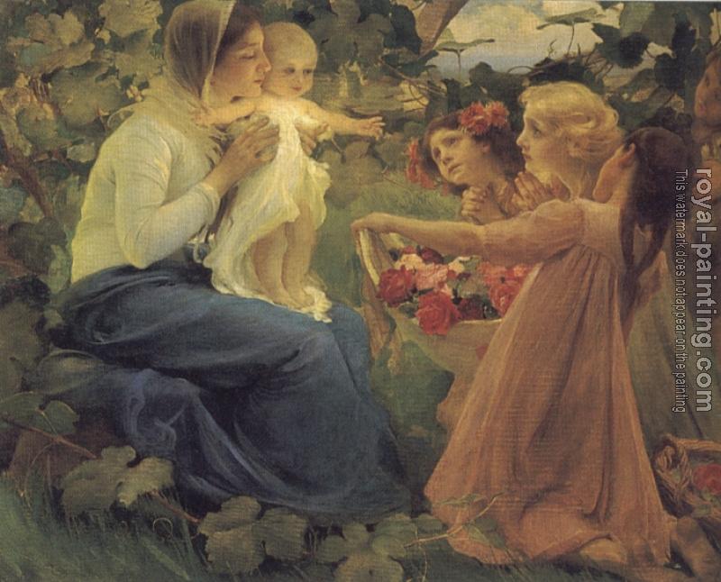 Franz Dvorak : Presenting Flowers to the Infant
